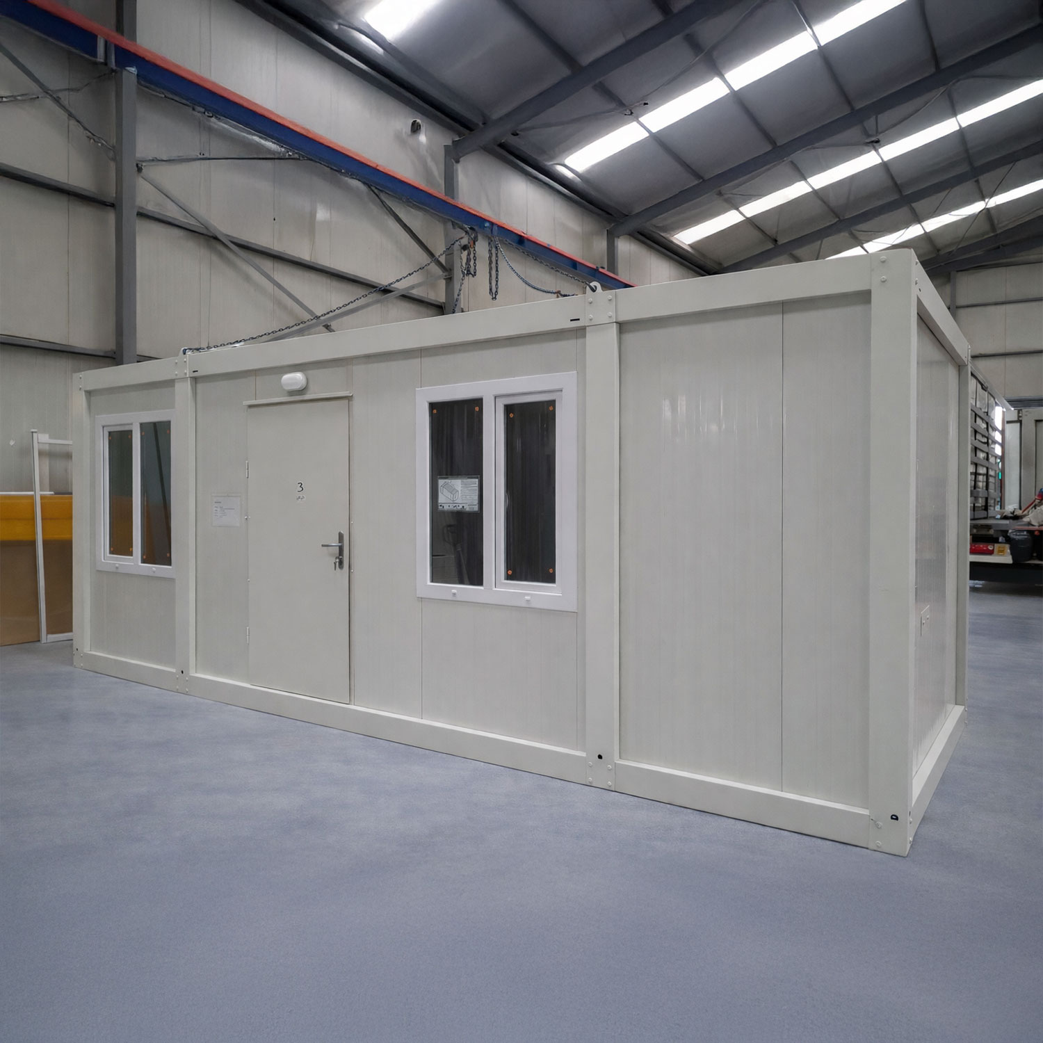Module T UK | OC-A6000.3 – Site Office Container with Two Offices and Central Kitchenette (14.4 m²)