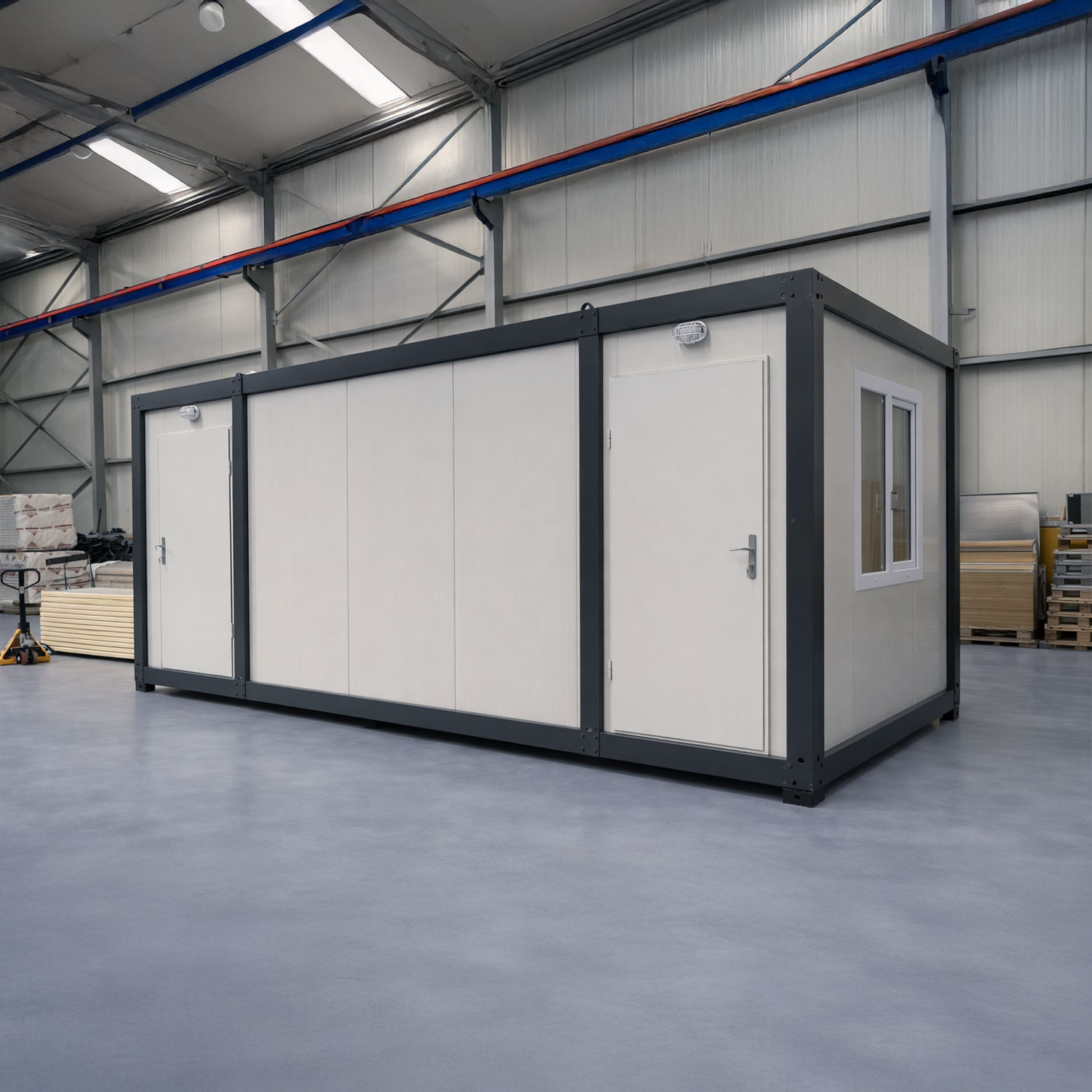 Module T UK | OC-A6000.2 – Site Office Container with Two Independent Offices (14.4 m²)