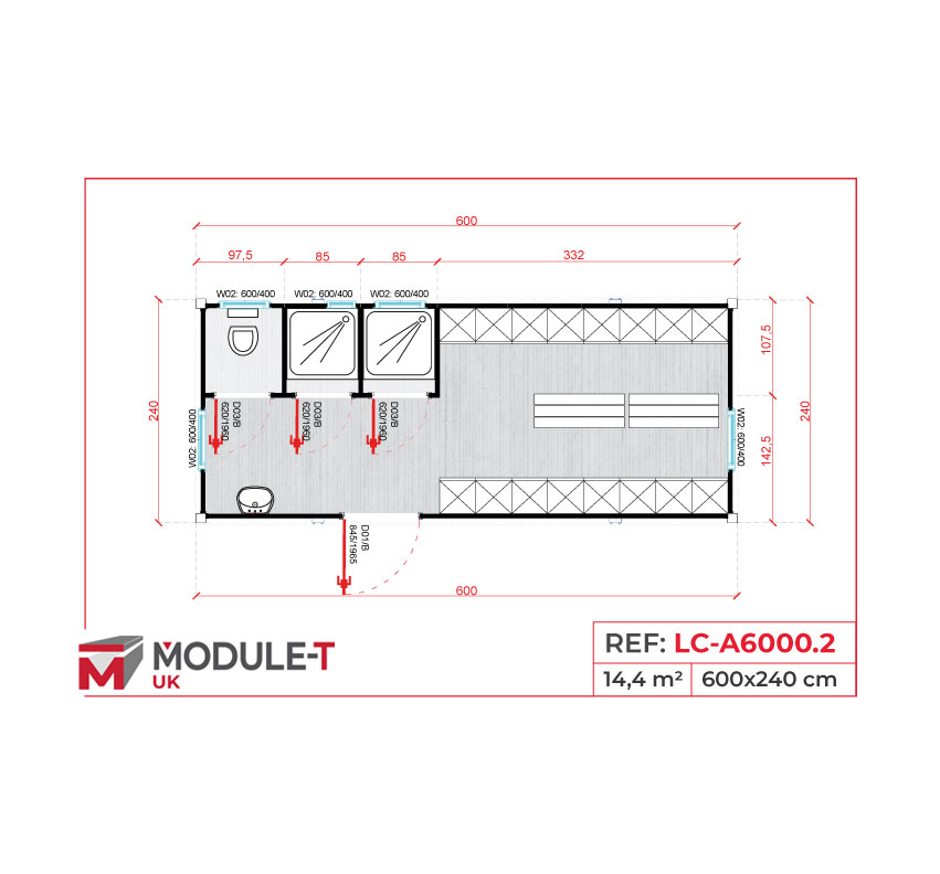 Module T UK | SN-24 construction site WC