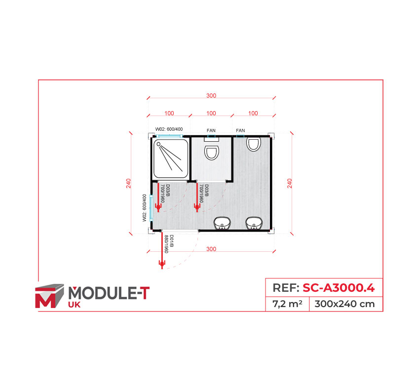 Module T UK | SN-24 construction site WC
