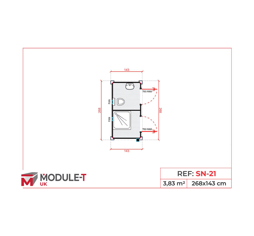 Module T UK | SN-24 construction site WC