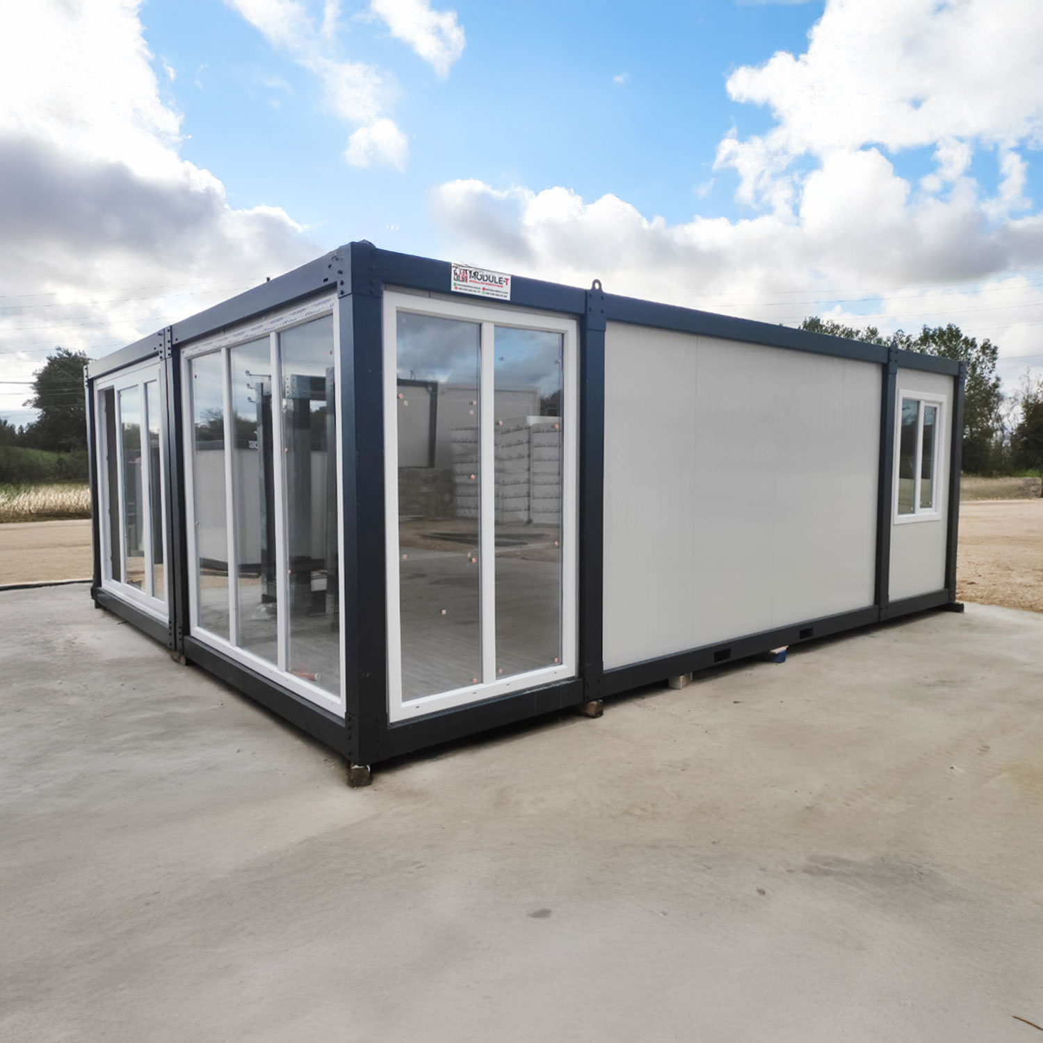 Module T UK | OC-12 – Site Office Container with Large Meeting Table (29 m²)