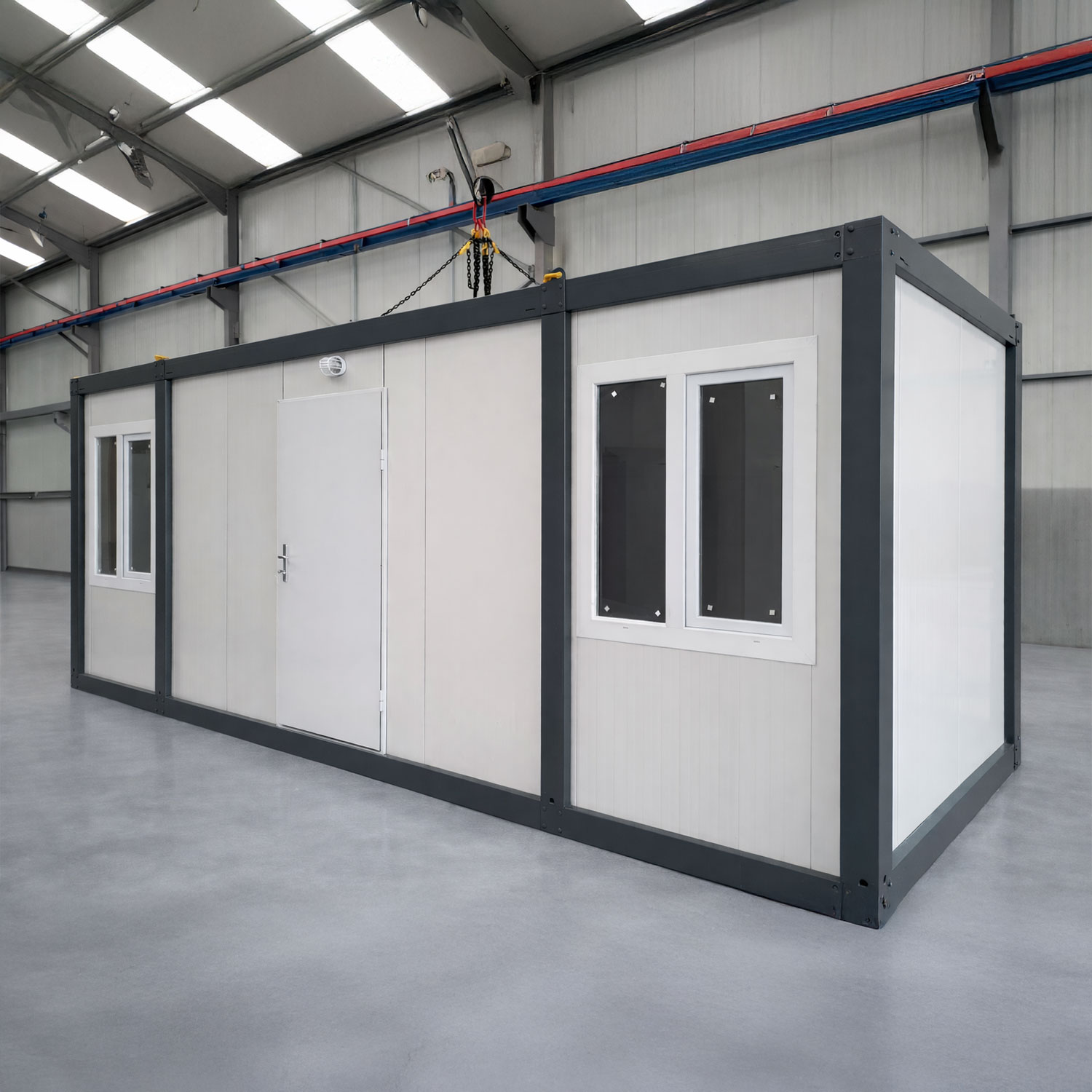 Module T UK | OC-25 – Dual Office Container with WC and Kitchenette (14.4 m²)