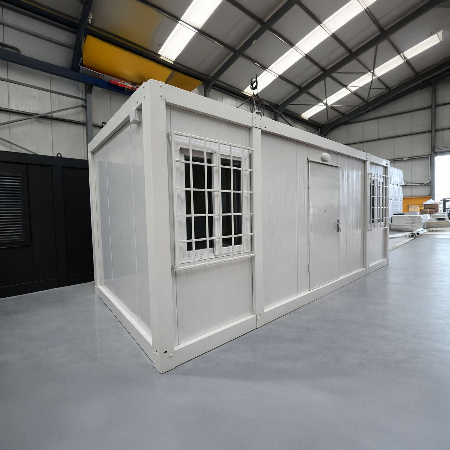 Module T UK | OC-A6000.1 – Site Office Container with Two Large Facing Workstations (14.4 m²)