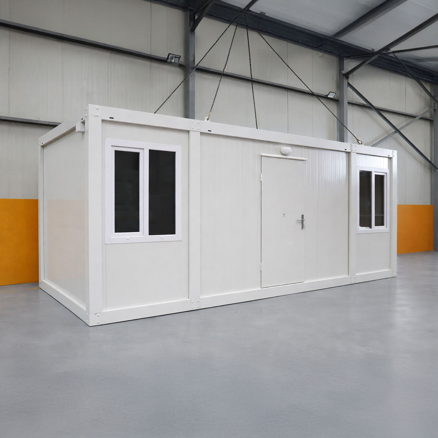 Module T UK | OC-A6000.3 – Site Office Container with Two Offices and Central Kitchenette (14.4 m²)