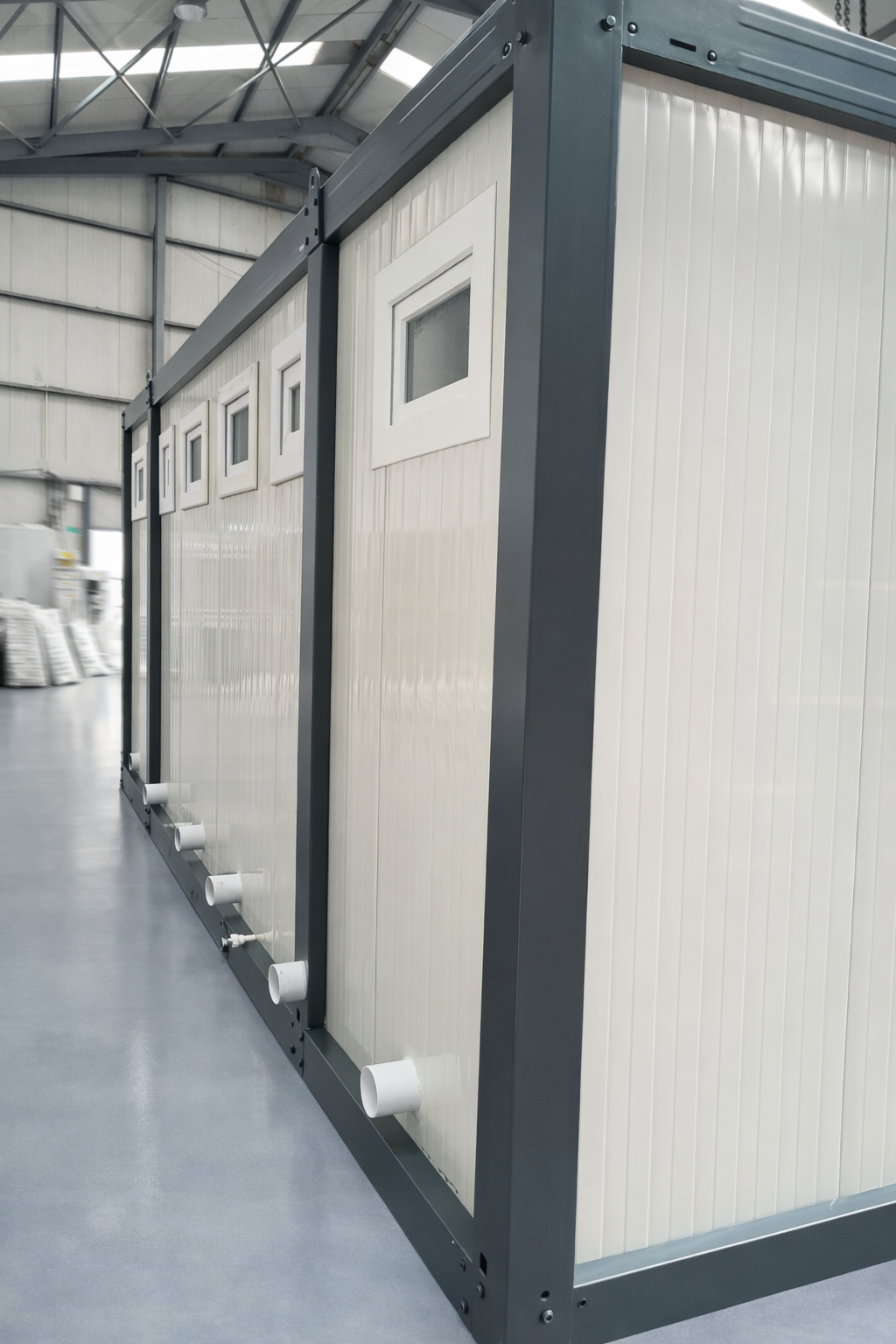 Module T UK | SC-A6000.8 – Multiple Toilet Cabins with Accessible Toilet