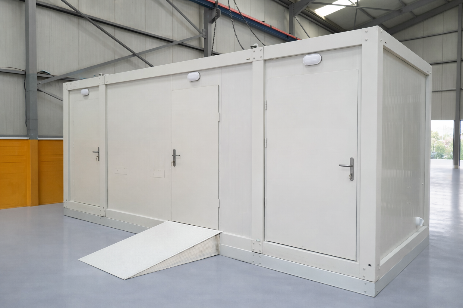 Module T UK | SC-A6000.8 – Multiple Toilet Cabins with Accessible Toilet