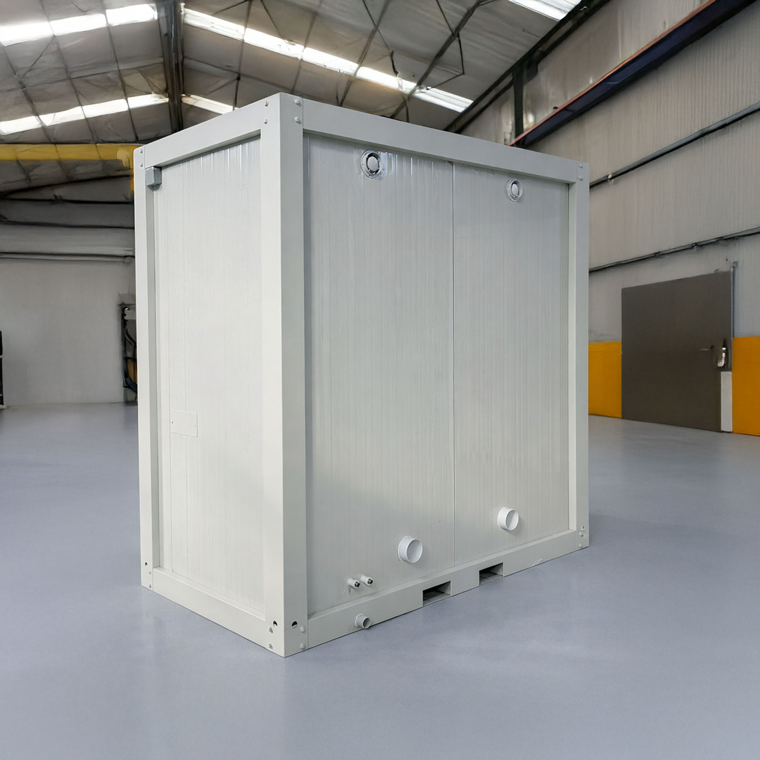 Module T UK | SN-22 – Construction Site Double Shower Cabin (1.43 × 2.68 m)