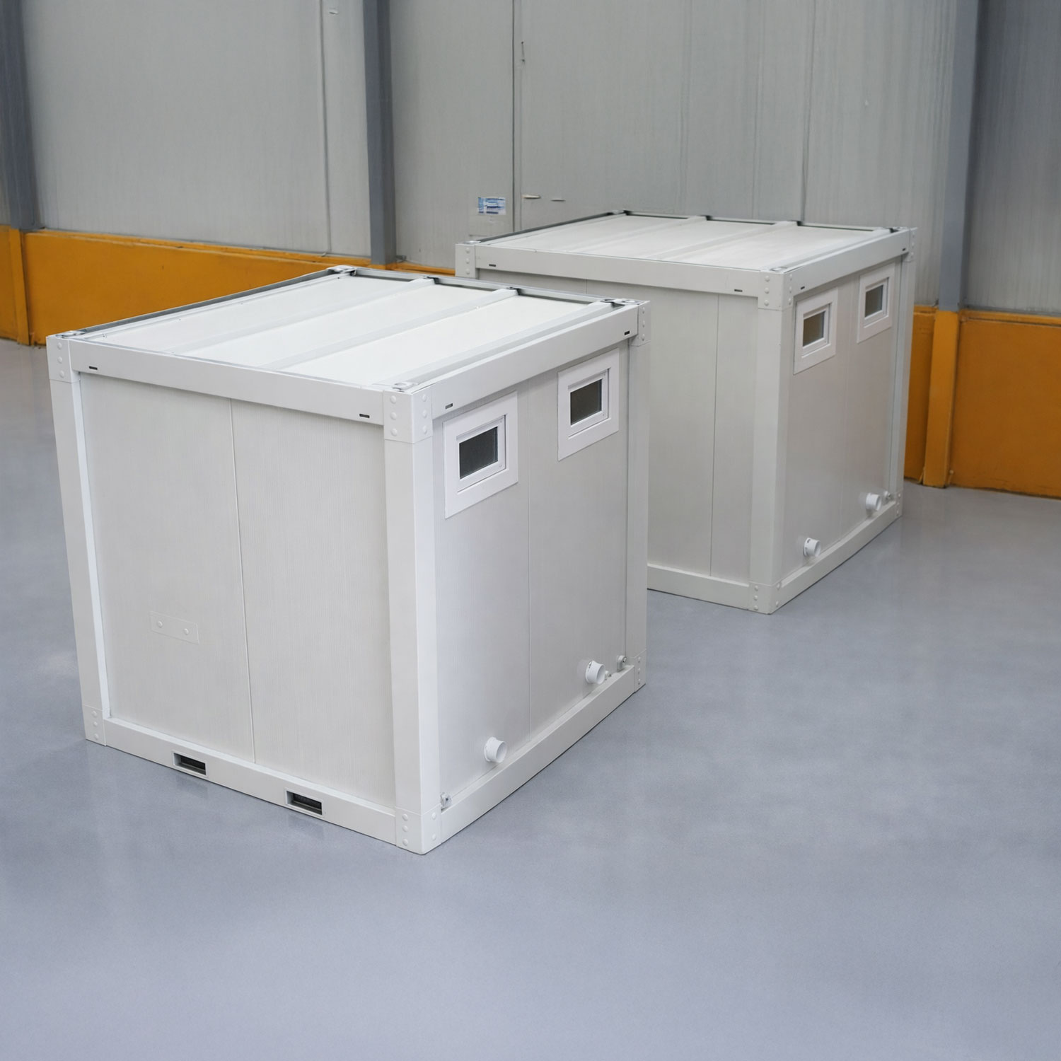 Module T UK | SC-A2500.2 – Combined Sanitary Cabin with Accessible WC and Standard WC