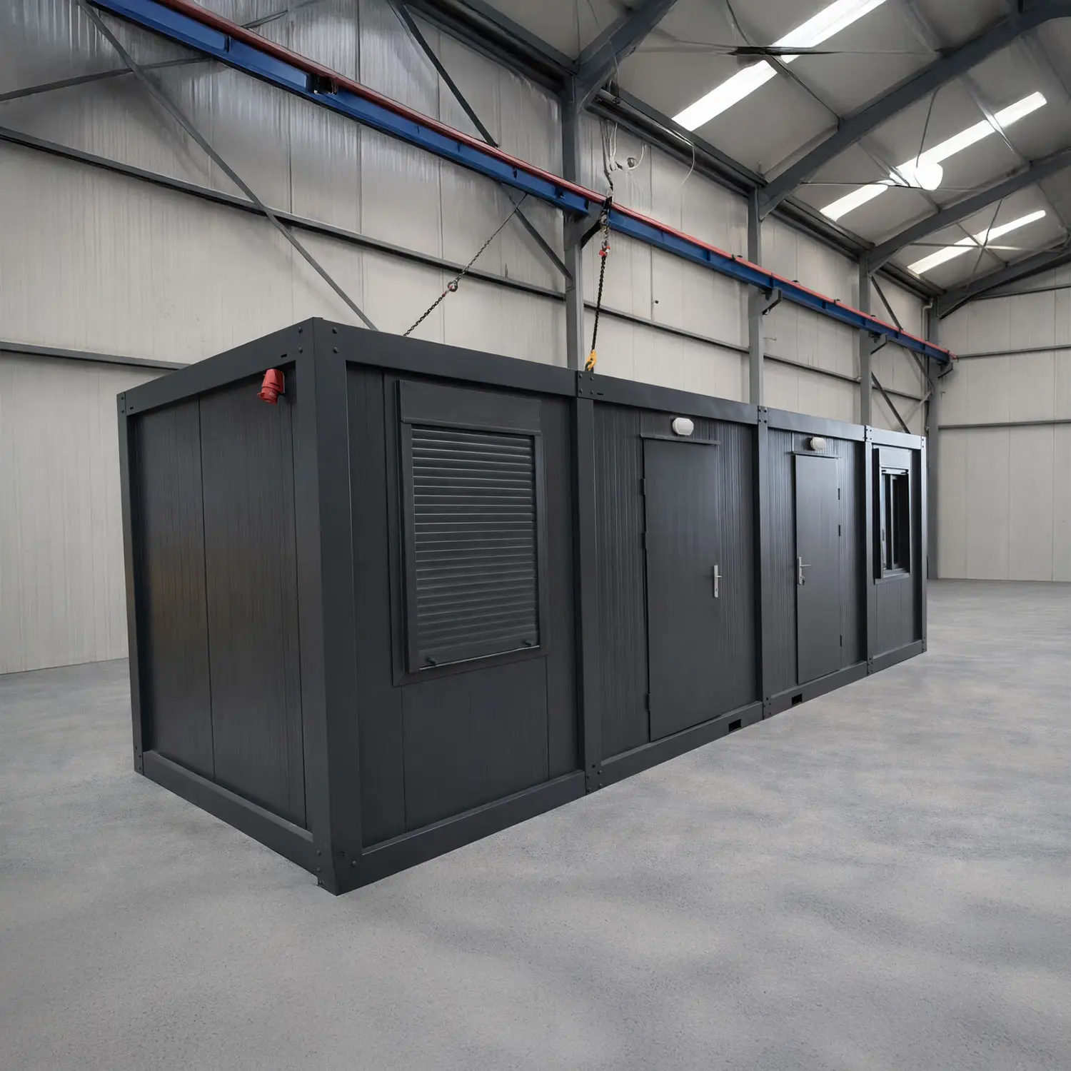 Module T UK | OC-A10000.1 – Large Open-Plan Office Container (24 m²)