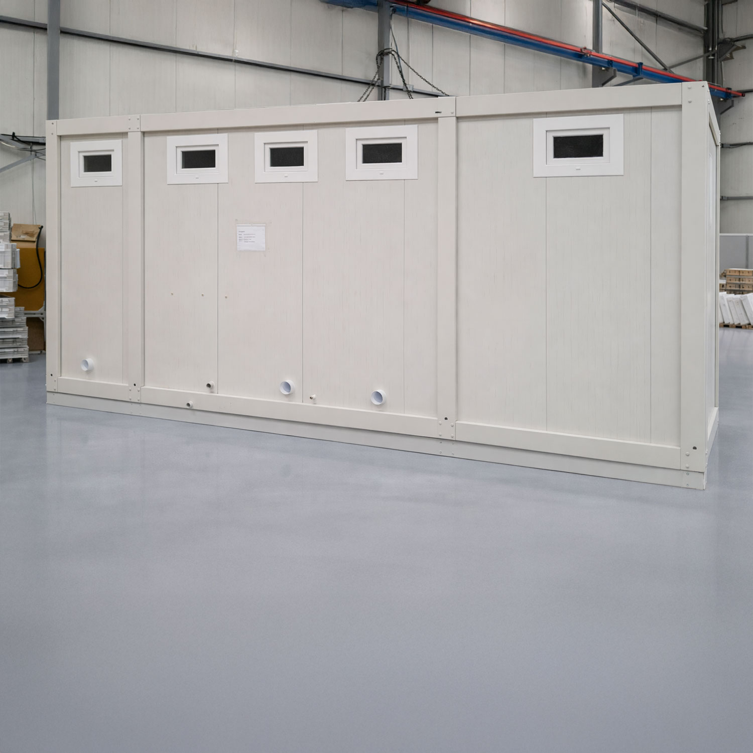 Module T UK | SC-A6000.1 – Combined Sanitary Block with WC, Showers and Accessible WC