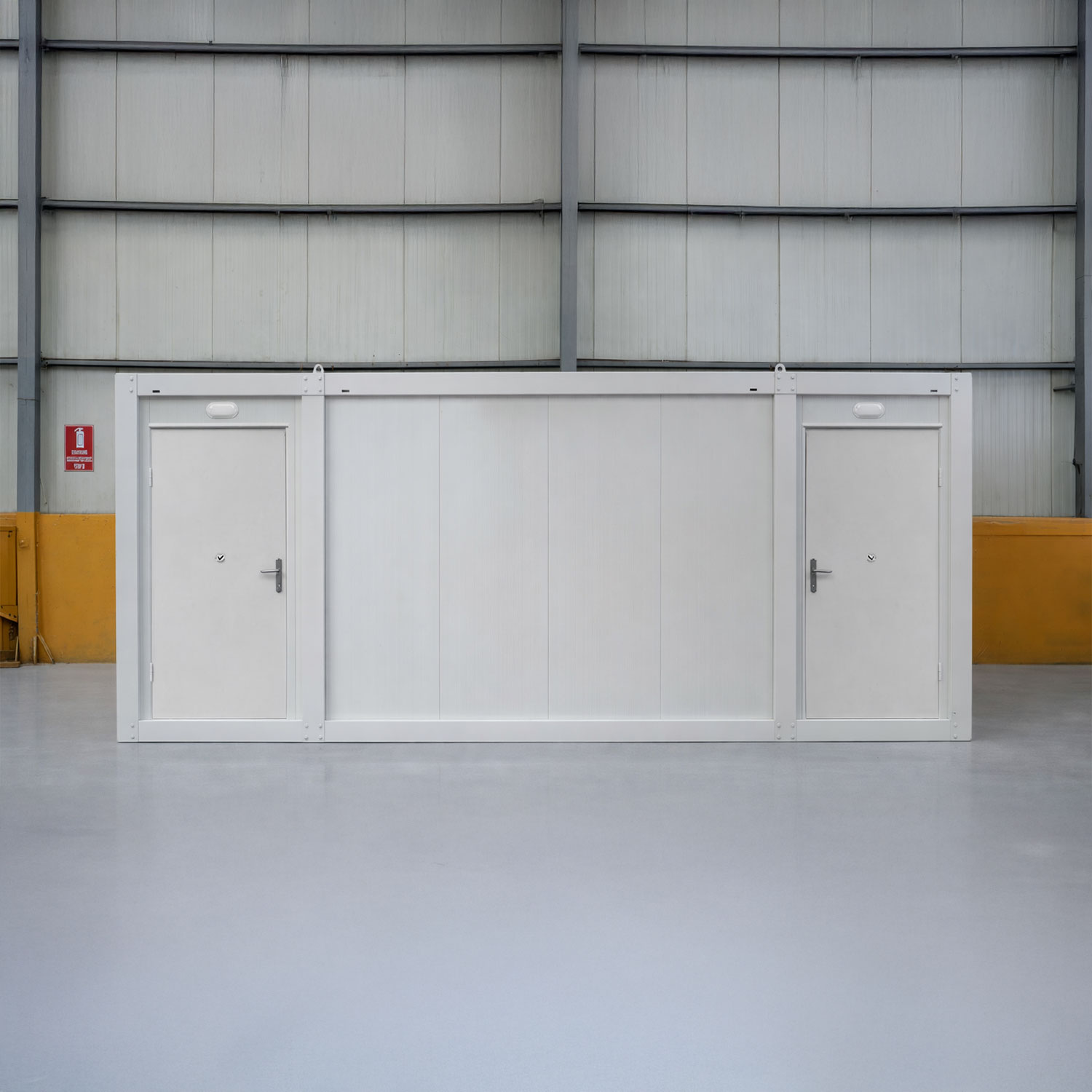 Module T UK | SN-40 – 4 Toilet Cabins with Washbasins