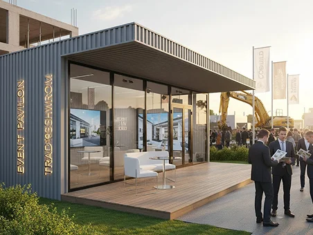 Module T UK | OC-A6000.1 – Site Office Container with Two Large Facing Workstations (14.4 m²)