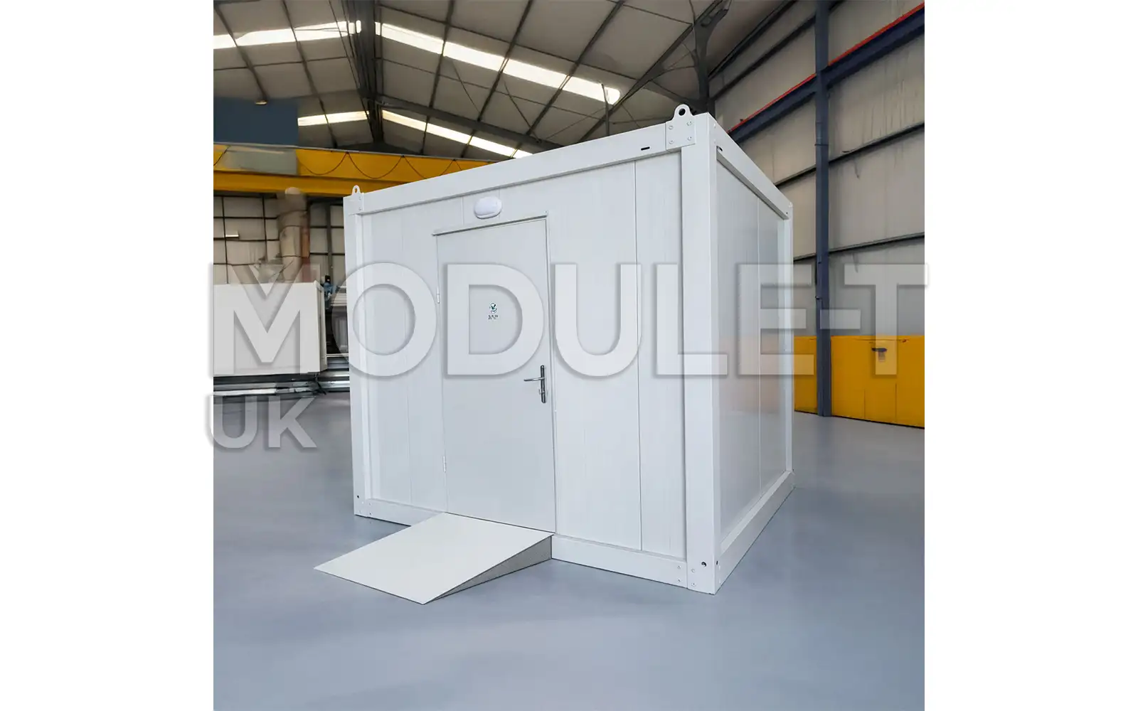 Accessible toilet cabin entrance — Module-T UK