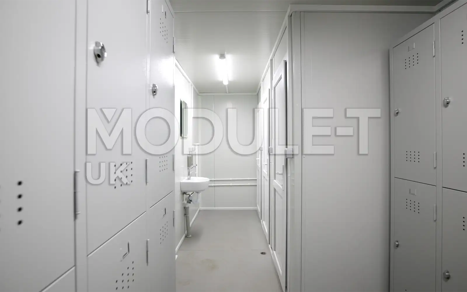 Modular changing room sanitary area — Module-T UK