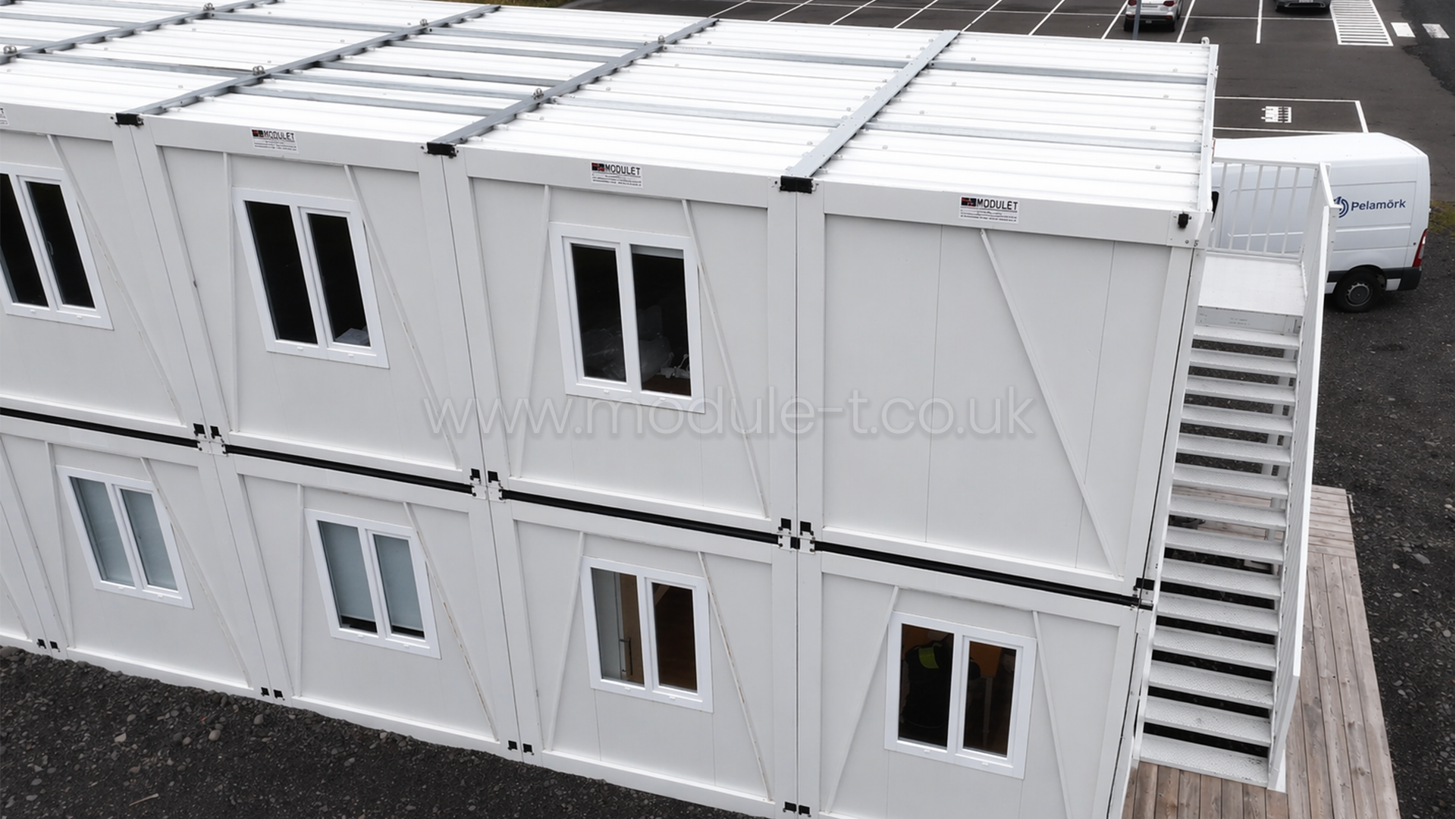 Prefabricated container building