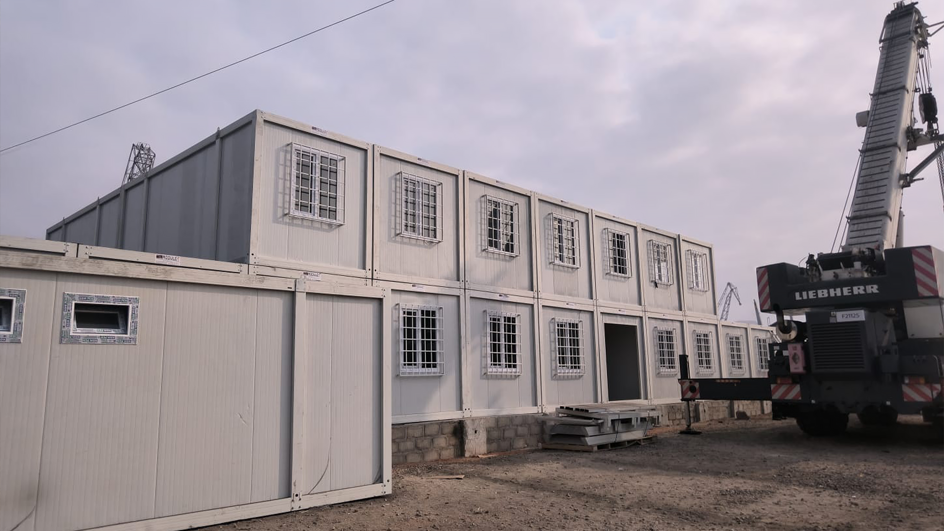 Site prefabricated building in the UK